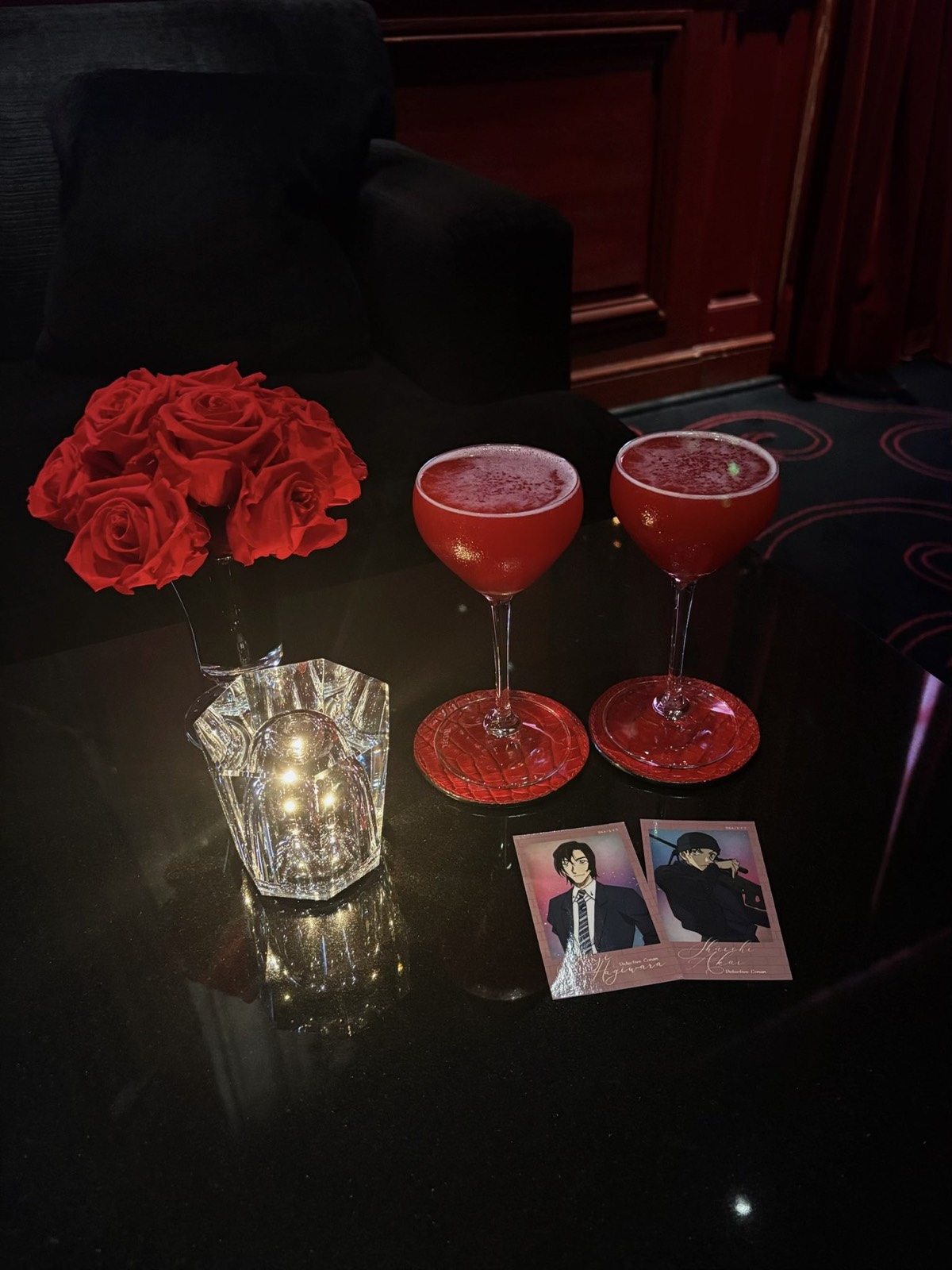 赤×黒の雰囲気最高バー🍸