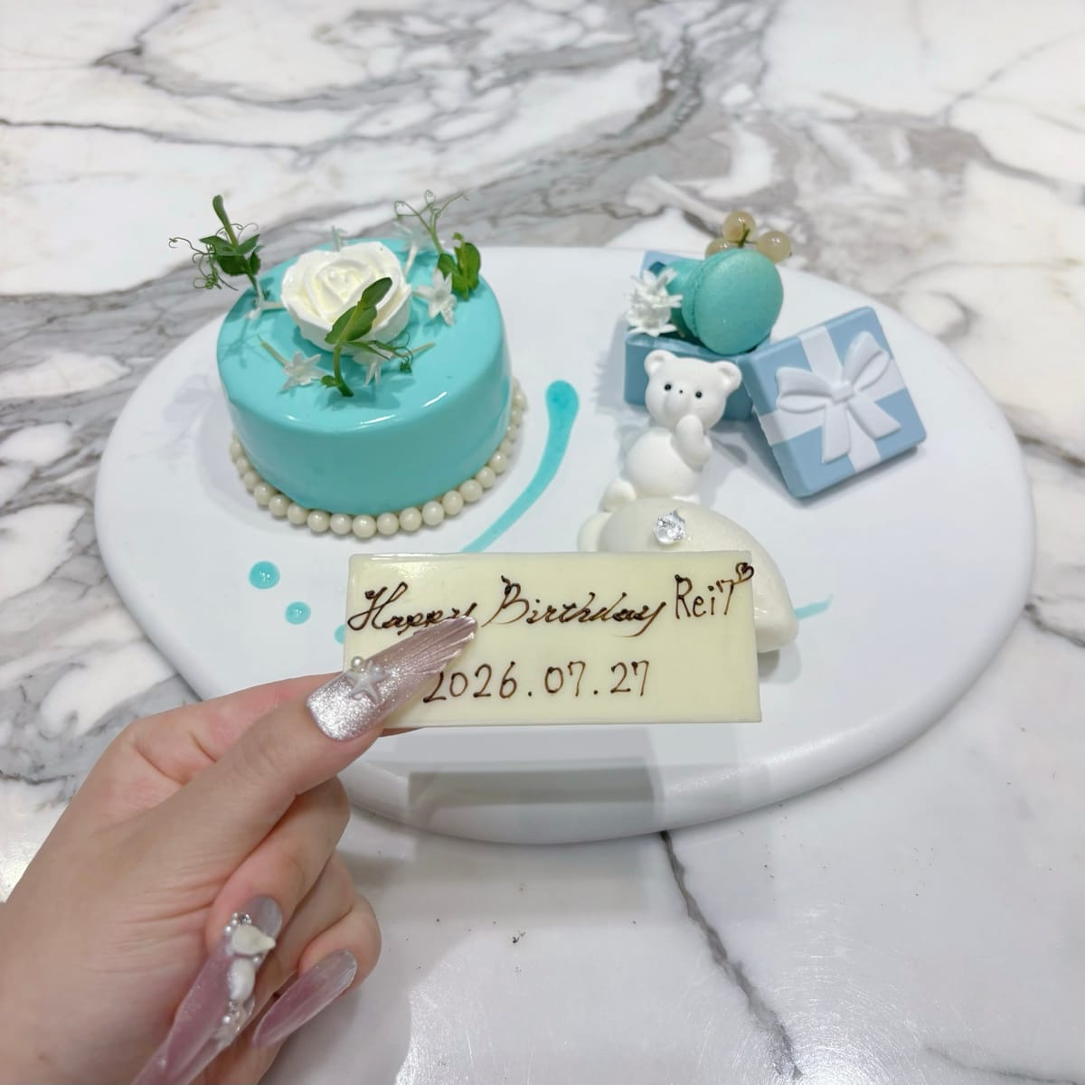サムシングブルーのケーキが激カワ♡｜LOUANGE TOKYO Le Musee