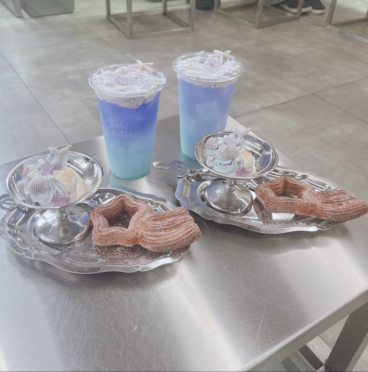 ♡⋯ 海の中みたいなメニュー ⋯♡｜111 CHURROS（新大久保）の推し活
