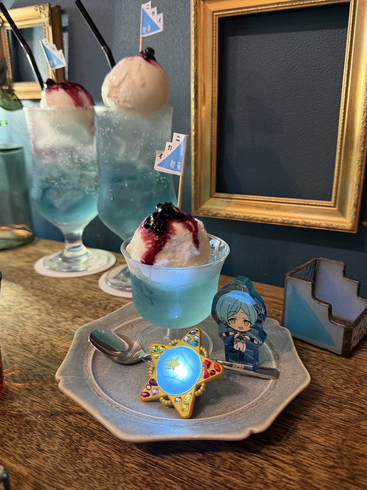 クリームソーダとゼリー