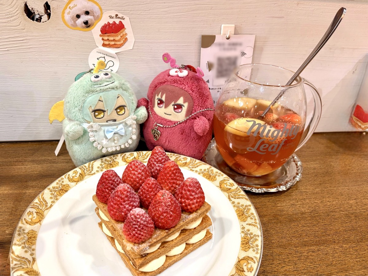 可愛い看板犬がいるカフェ