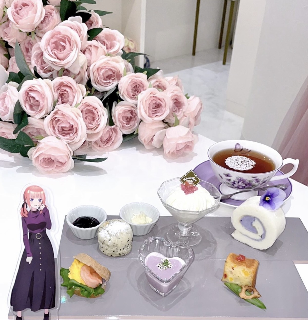 すみれモチーフ💜