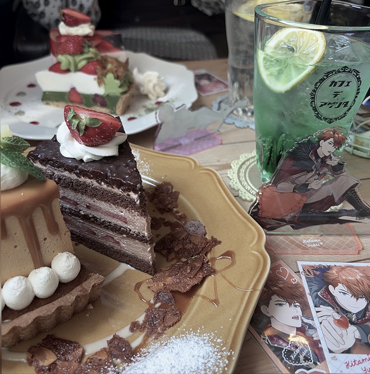 ボリュームのあるケーキ🍰🫖