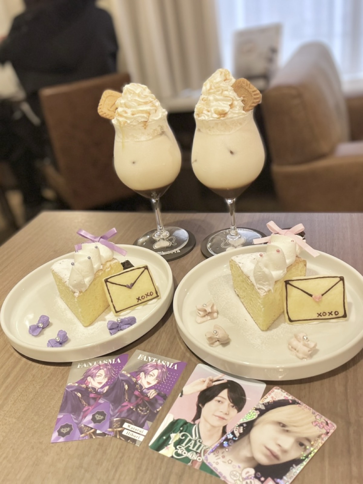 推しカラーケーキ◝❤︎